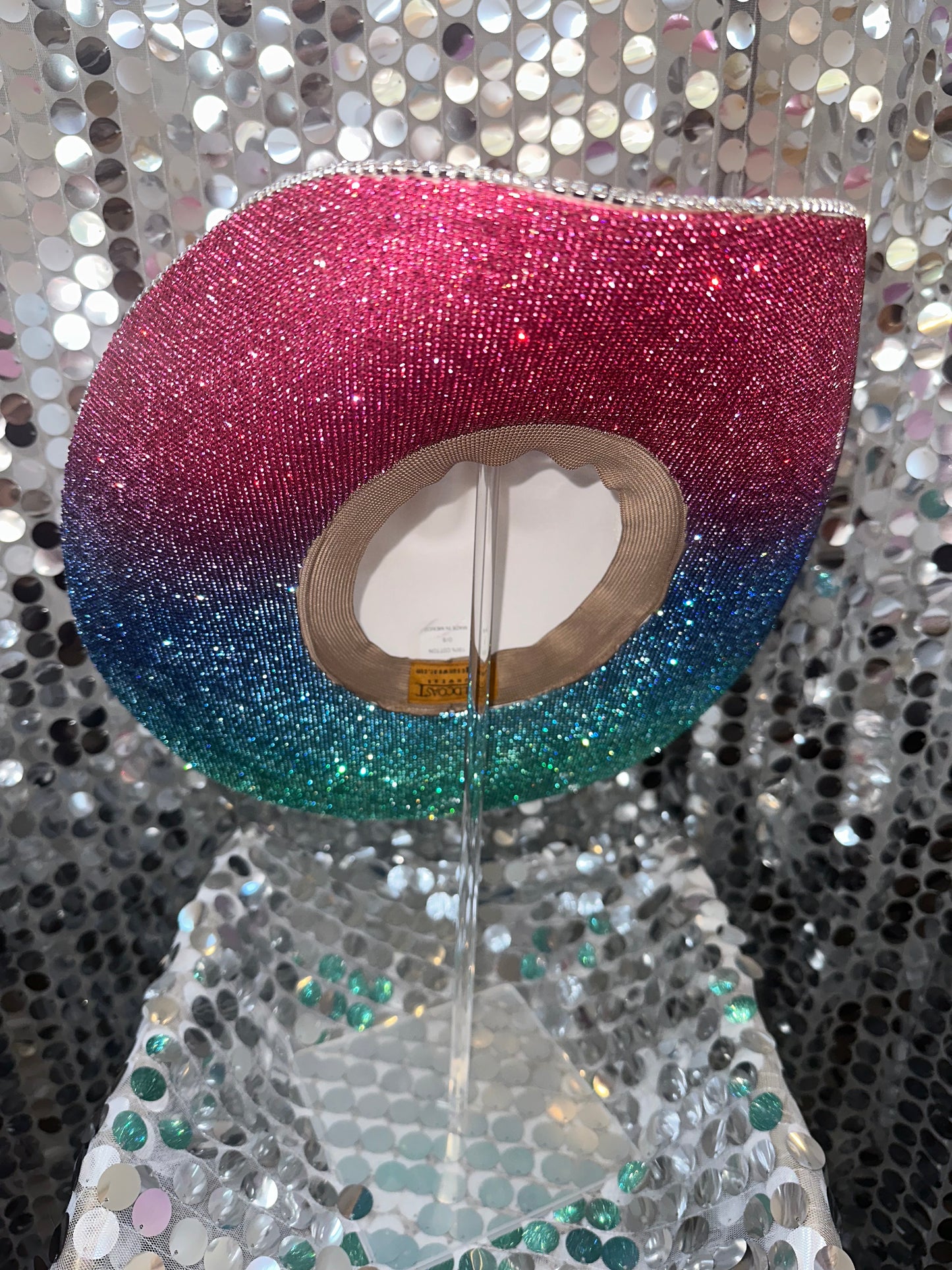 The bejeweled hat
