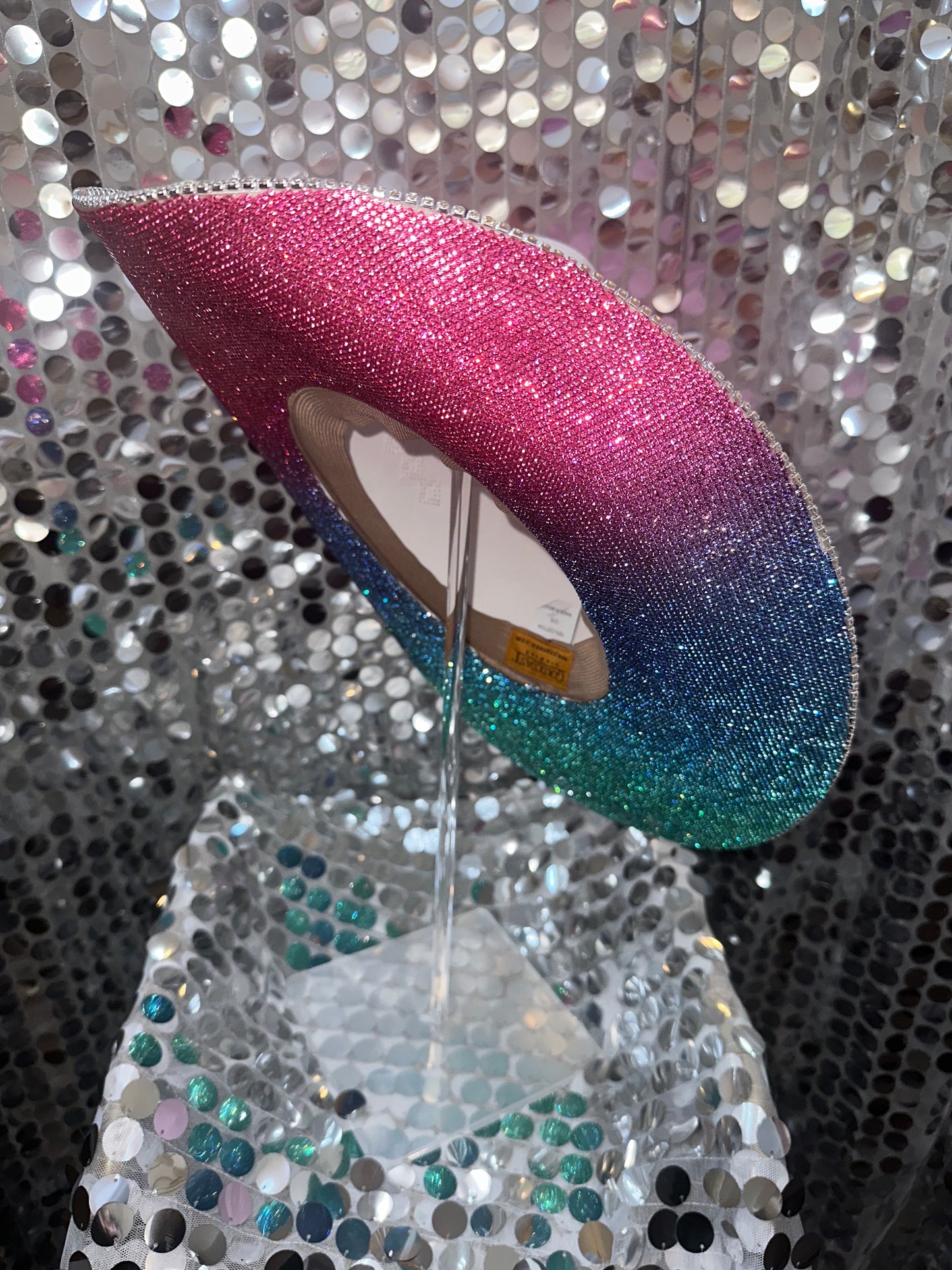 The bejeweled hat
