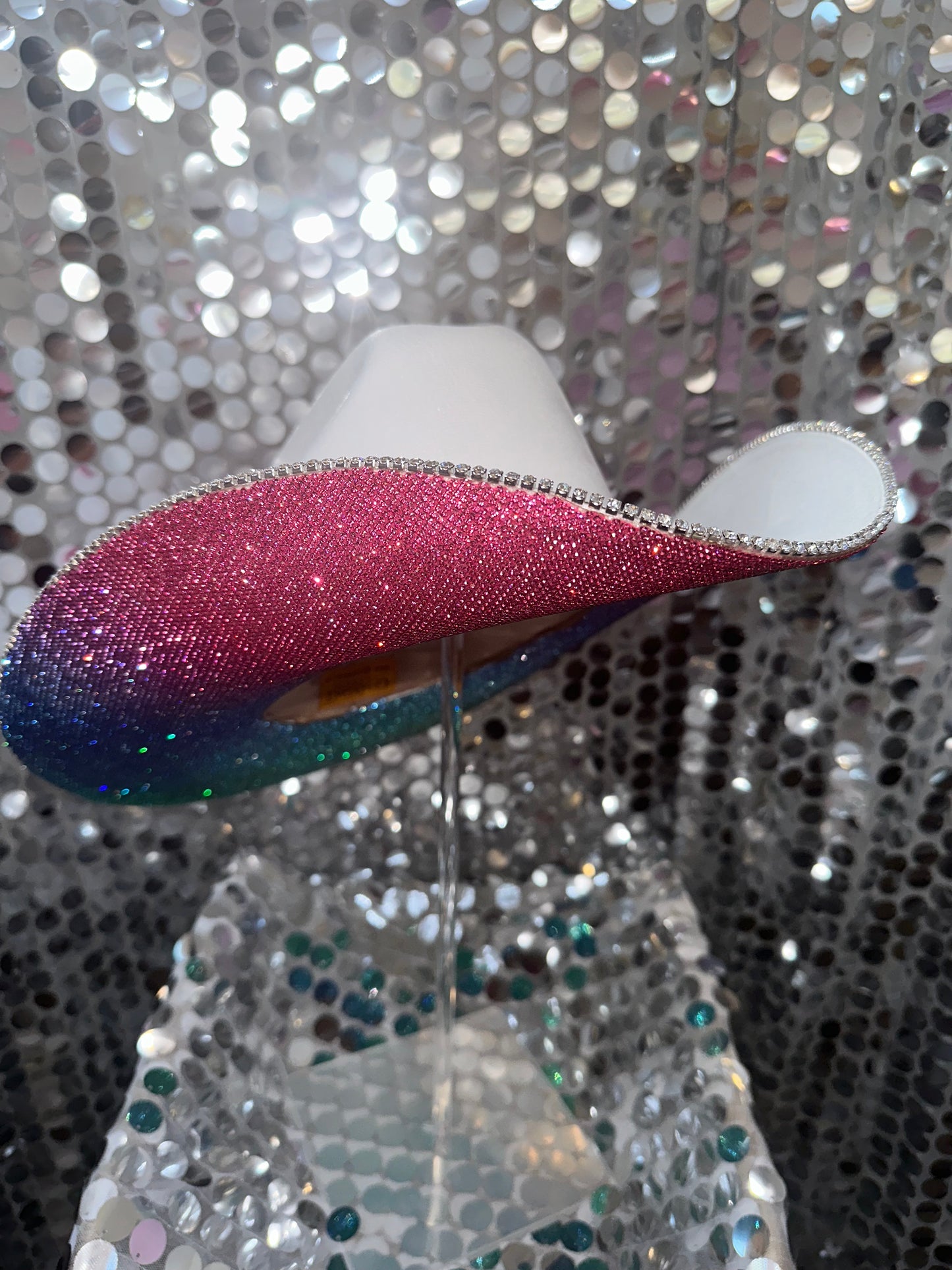 The bejeweled hat