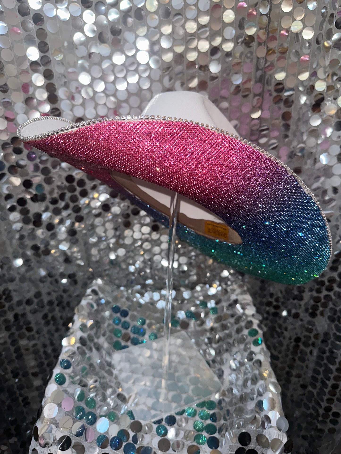 The bejeweled hat
