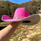 Barbie Pink Hat & Crystal Rhinestones
