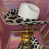 Both brims rhinestoned