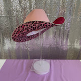 Pink Leopard Print Hat