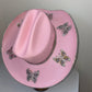 Pink Butterfly Kids Hat