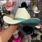 Sand & Turquoise Hat (Round Style)