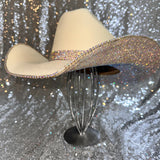 FALL FLASH SALE: L/XL American Hat Makers Sand Straw w/ Ab Rhinestones