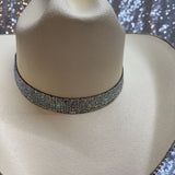FALL FLASH SALE: L/XL American Hat Makers Sand Straw w/ Ab Rhinestones
