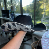 *FLASH SALE: KIDS SUEDE W/ CRYSTAL COW PRINT