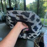 *FLASH SALE: KIDS SUEDE W/ CRYSTAL COW PRINT