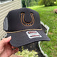 Black Horseshoe Trucker Hat