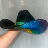 FLASH SALE: Black Straw w/ Pride Flag