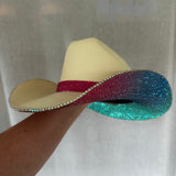 FLASH SALE: Sand Straw w/ Pink Ombre