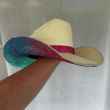 FLASH SALE: Sand Straw w/ Pink Ombre