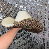 Sand & Leopard Hat (Square Style)