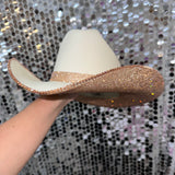 Sand & Champagne Hat (Round Style)