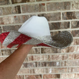 The "America" Hat - Crystal On Top