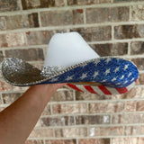 The "America" Hat - Crystal On Top