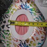 Pink and Rainbow Leopard Print Kids Hat