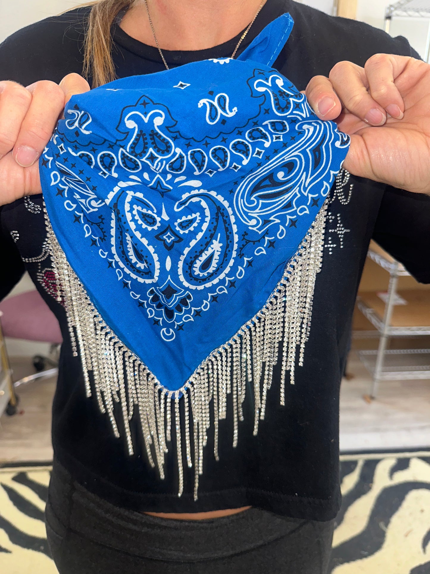 Flash Sale: Cotton Rhinestone Bandanas