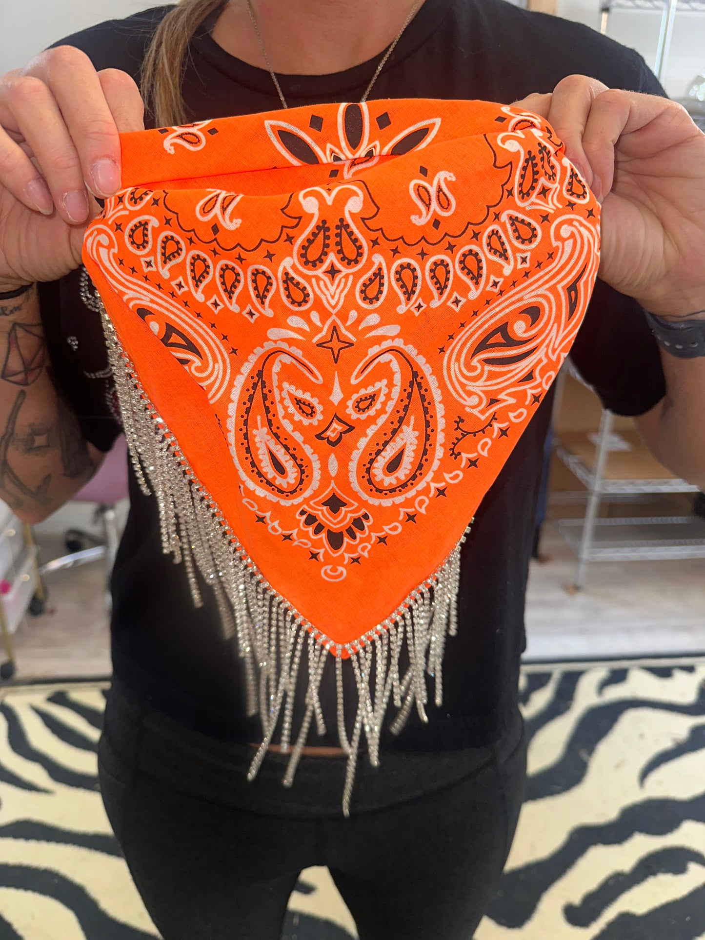 Flash Sale: Cotton Rhinestone Bandanas