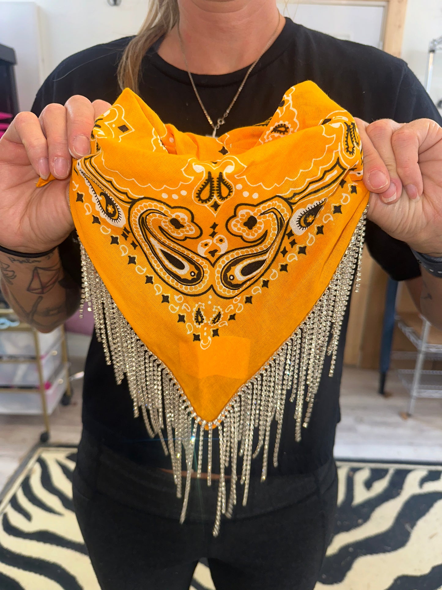 Flash Sale: Cotton Rhinestone Bandanas