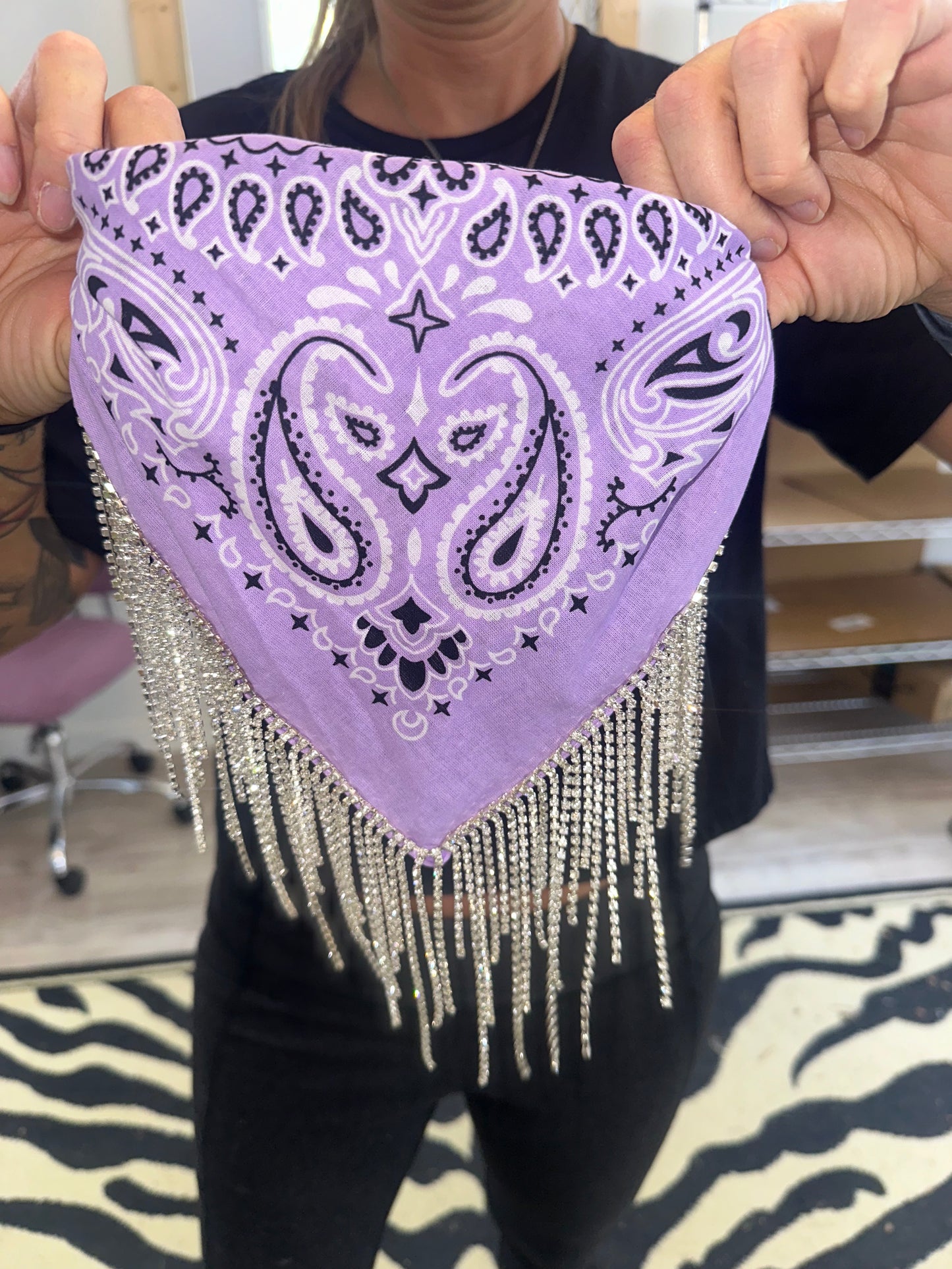 Flash Sale: Cotton Rhinestone Bandanas