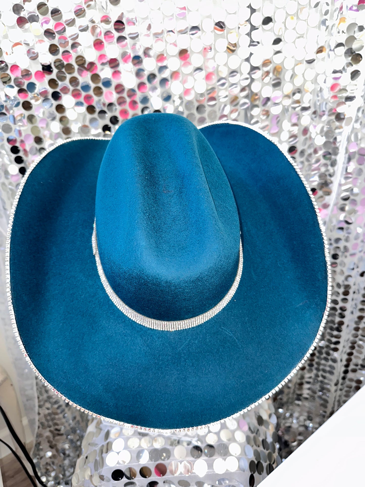Teal & Crystal Rhinestones