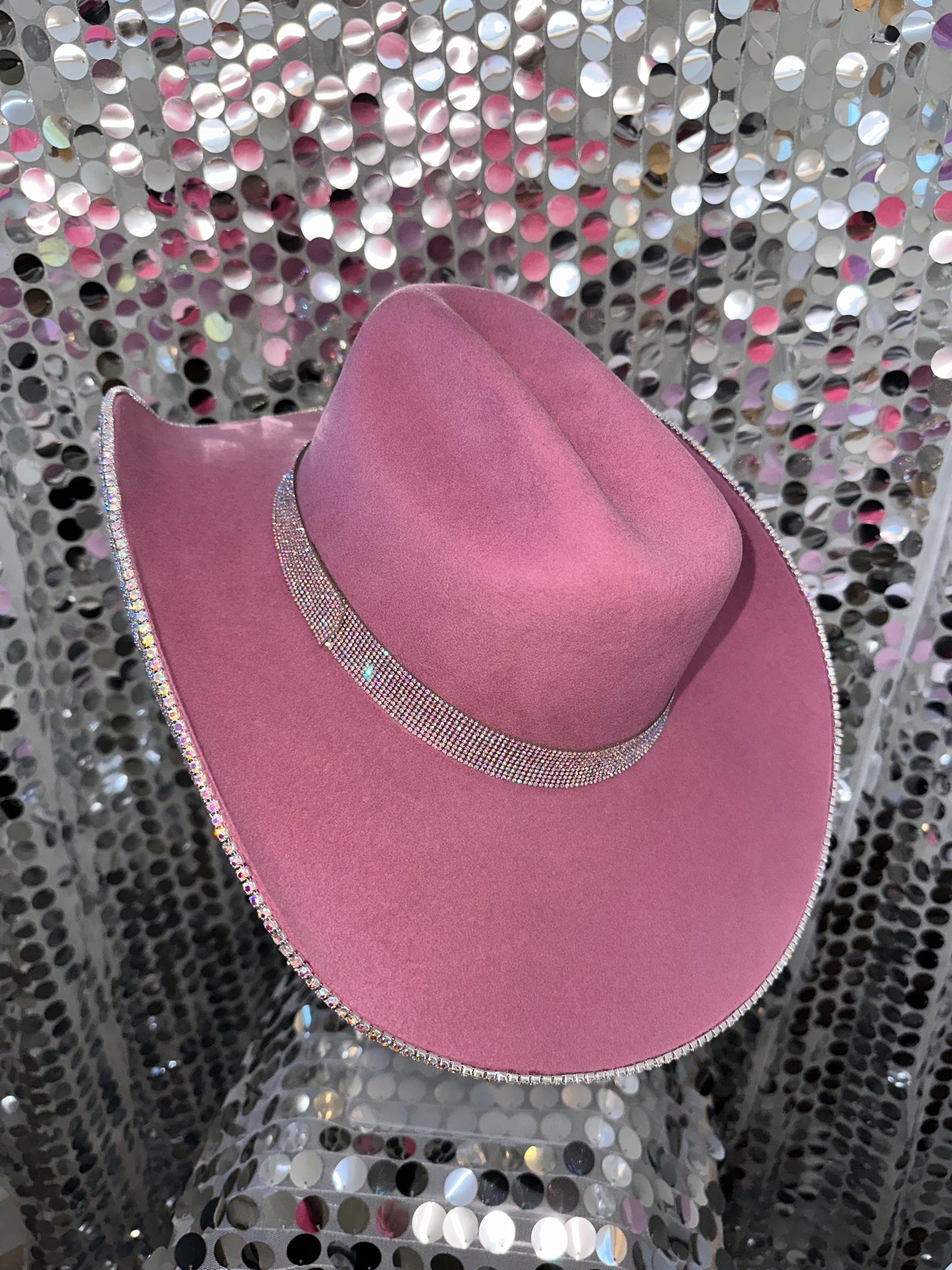 Mauve & Ab Rhinestones