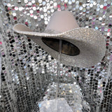 Silver Belly & Crystal Hat
