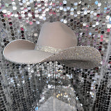 Silver Belly & Crystal Hat
