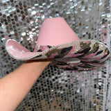 Pink camo hat