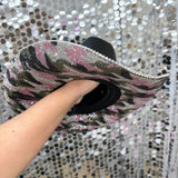 FLASH SALE: Black Straw w/ Pink Camo Print