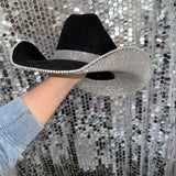 Black Suede & Crystal Rhinestones