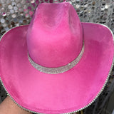 Barbie Pink Hat & Crystal Rhinestones