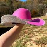 Barbie Pink Hat & Crystal Rhinestones