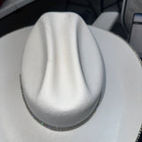 DEFECTIVE: Medium White w/ Crystal Underneath