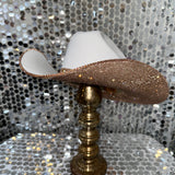 The "Golden Girl" - Underneath Brims Rhinestoned