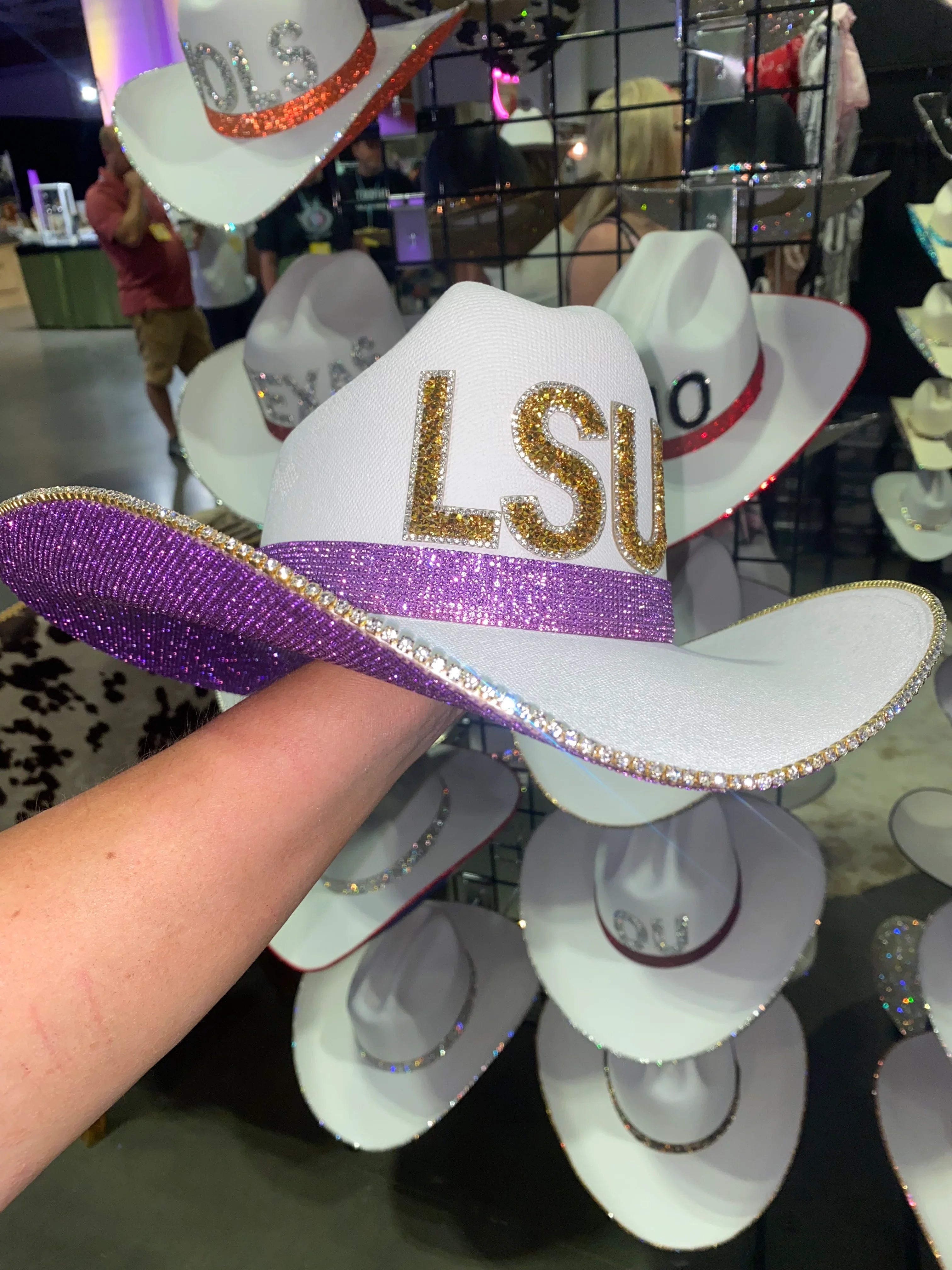 LSU HAT β Rhinestone Cowgirl