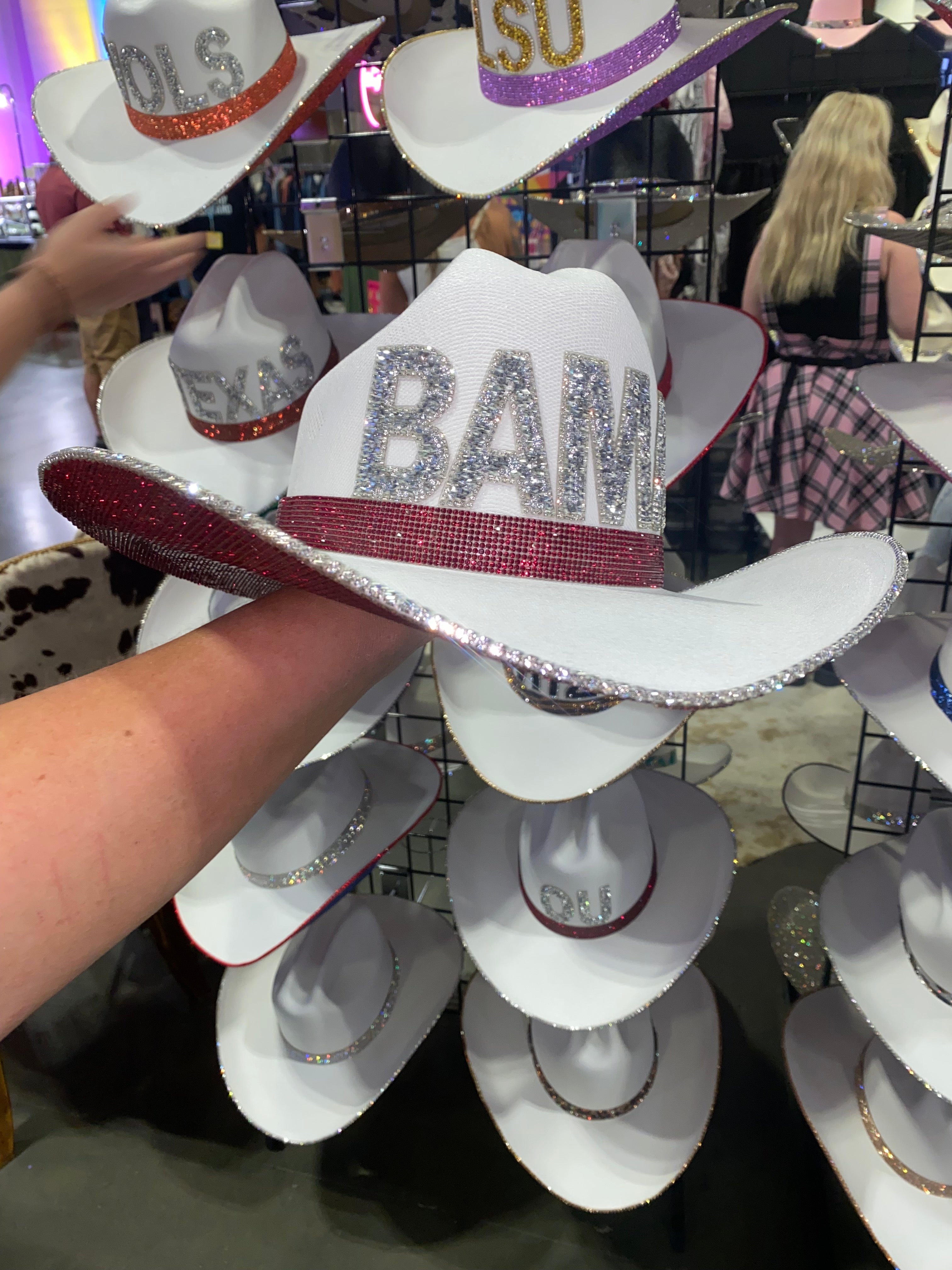 Rhinestone Game Day Cowboy Hats | Game Day Outfit – Rhinestone Cowgirl
