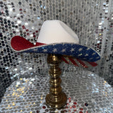 The "America" Hat - Red On Top