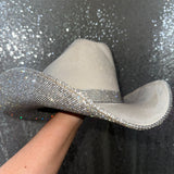 Cream Suede & Crystal Rhinestones