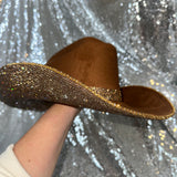 STAGECOACH SALE: Tobacco suede w/ lt topaz