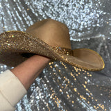 STAGECOACH SALE: Camel suede w/ lt topaz