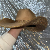 STAGECOACH SALE: Camel suede w/ lt topaz