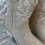 Claire Short Tan Boot