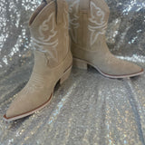 Claire Short Tan Boot