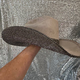 SUMMER SALE: MOCHA SUEDE W/ BLACK DIAMOND