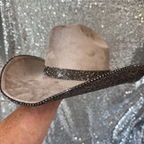 SUMMER SALE: MOCHA SUEDE W/ BLACK DIAMOND