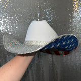 The "America" Hat - Crystal On Top