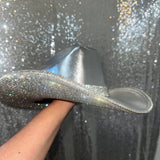 Metallic Silver & Crystal Rhinestones